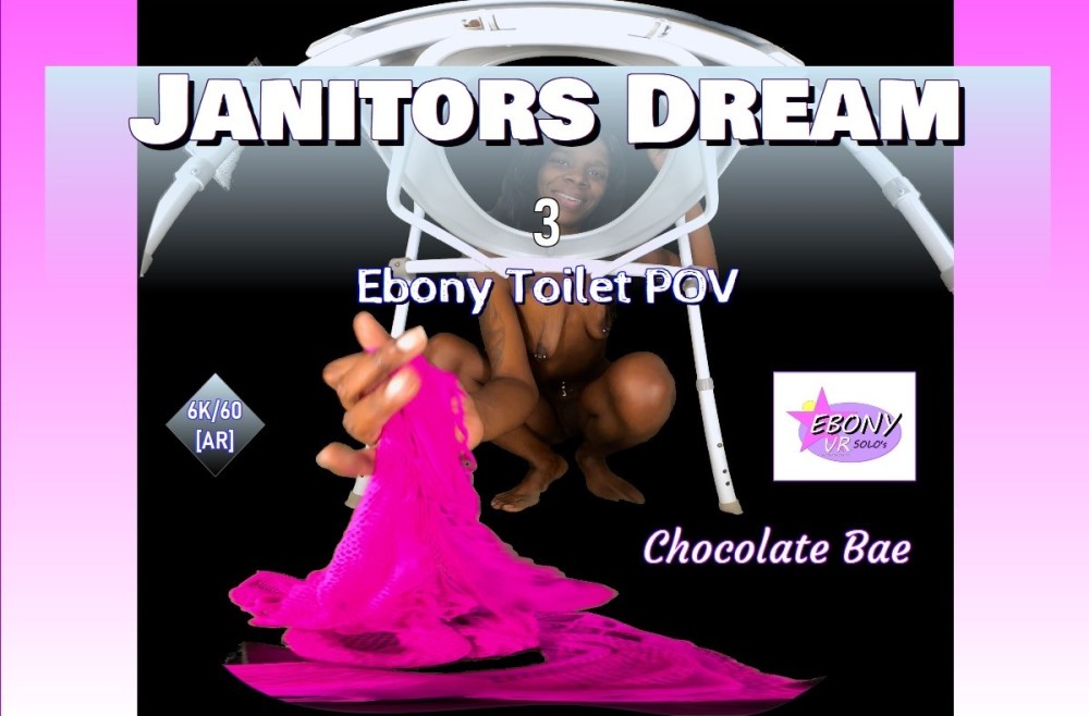 Janitors Dream Vol. 3 – Ebony Toilet POV Squirt Edition [Passthrough] VR porn video from Ebony VR Solo's studio